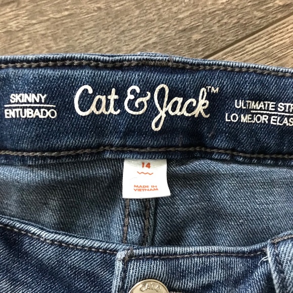 Cat and Jack Girls Skinny Jeans - Picture 2 of 3